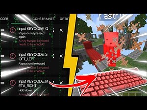 How To Auto Click using keyboard in MCPE!!