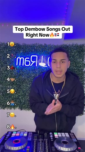 RAM on Instagram: "Top Dembow Songs Out Right Now🔥🇩🇴Comment Your Favorite From The List🙌🏽Que Sensacion - Jezzy Got Me In A Headlock😂🇩🇴#top#dembow#elalfa#foryou#dj#jezzy#reels#explore#nyc"
