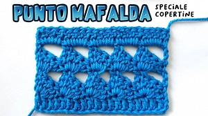 Punto Mafalda all'uncinetto per copertine eleganti