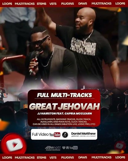 Great Jehovah by JJ Hairstonn #stems #gospelmusic #christianmusic