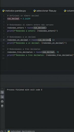 Python: Cómo Redondear Números al Entero y Decimal más Cercano | Tutorial Paso a Paso