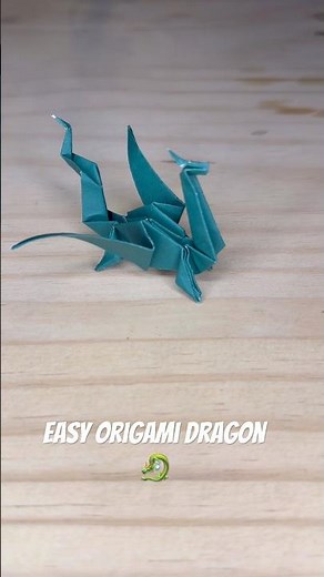 Easy Origami Dragon 🐉