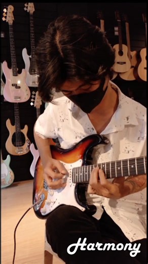 Here's a quick jam with our Harmony Stratocaster! Our most accessible budget guitar yet! Yours for only Php 3,399! ✨ | Clifton Guitars