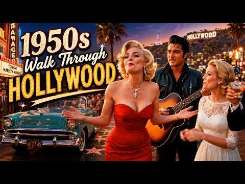 Take a Walk Through 1950s Hollywood – A Journey Back to Better Days