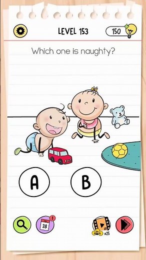 BRAIN TEST ALL STAR MAIN LEVELS LEVEL 153