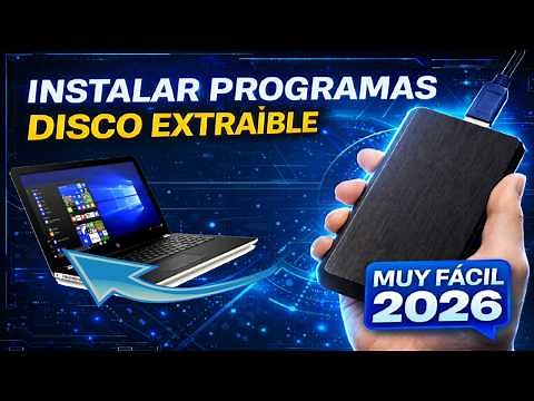 COMO INSTALAR PROGRAMAS EN UN DISCO DURO EXTERNO WINDOWS 7/8/10/ 11 2026 NUEVO METODO ACTUALIZADO