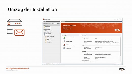 Tech Tipps: Umzug des MailStore Servers