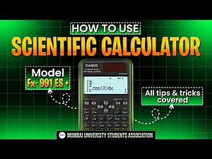 Scientific Calculator Tricks for Engineering Students 🔥 | Casio fx-991ES Plus Guide (MUSA)