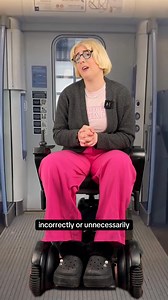 707K views · 10K reactions | Please don’t use the wheelchair section if you don’t need to use it! It’s the only section wheelchair users can go into! No this wasn’t a real situation, it’s made for educational purposes. #Access: Video Description: Eliza a White fem wheelchair user gets onto the train and sees a bike, Eliza then asks the stranger to move their bike and they have a conversation back and forth. #Disabled #Bike #Travel | Disabled Eliza | Facebook