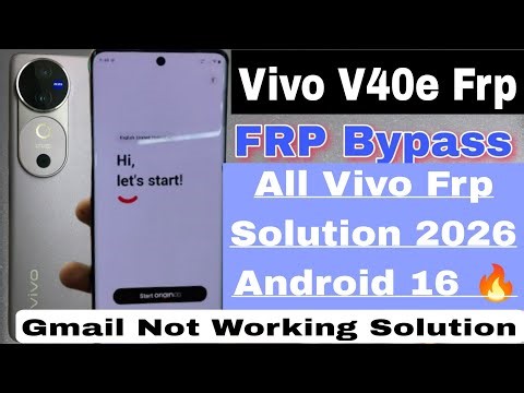 Android 16 🤔 || All Vivo Frp Bypass Android 16 || Vivo V40E Frp Bypass Android 16 || #frpbypass
