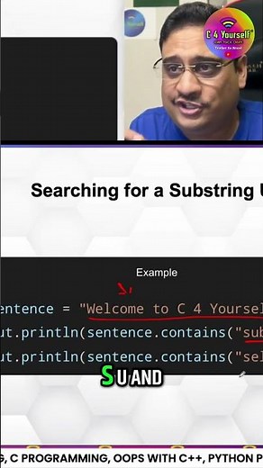 Contains() Demystified: Find Substrings Like a Pro in Code! #shorts