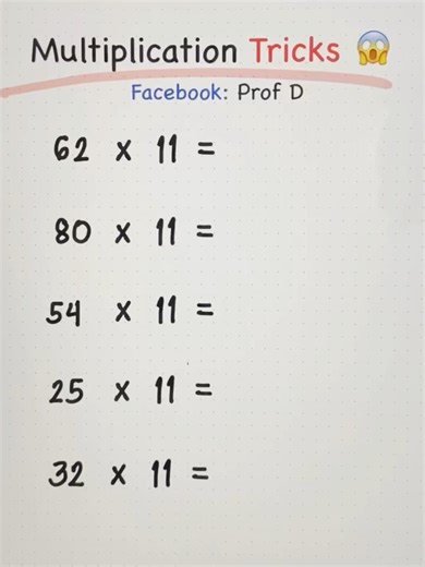 Instant Calculation Math Tricks | Prof D