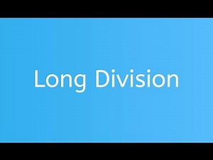 How to Solve Long Division