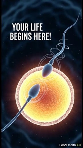 “The Miracle Starts Here 🧬 | Watch How Life Begins in 3D | FoodHealth360 #shorts”