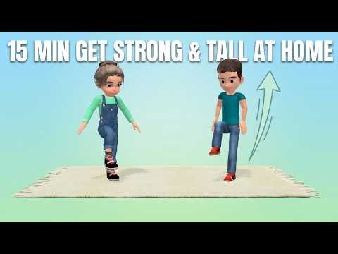 15 Min Standing Workout: Get Strong & Tall At Home!