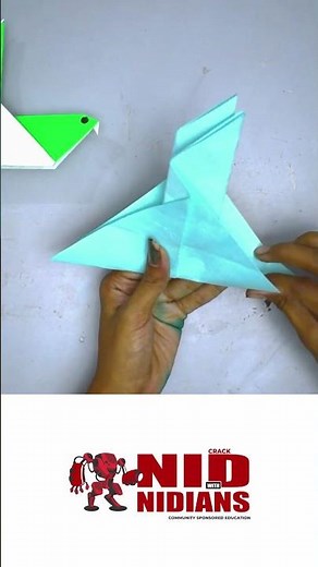 DIY Paper Bird 🐦 | Easy Paper Bird Craft for Kids | Simple Art & Craft#explorepage #fyp #art #craft