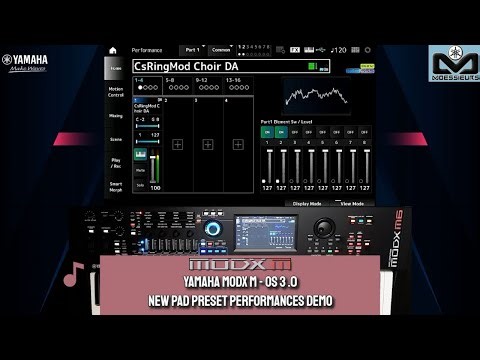 Yamaha MODX M | OS 3 : New Pad Preset Performances Demo