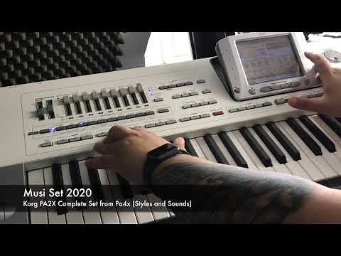 Musi Set 2020 KORG PA2X - PA800 256MB - Complete Set from Pa4x (Styles and Sounds)