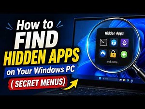 How to Find Hidden Apps on Your Windows PC (Secret Menus) 🕵️‍♂️💻