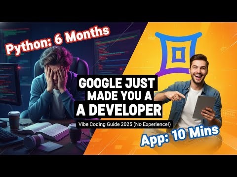 Google Just Made YOU a Developer: Vibe Coding Guide 2025 (No Experience!)