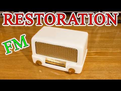 1961 DeWald FM Radio Receiver Restoration - See It Work Like New!