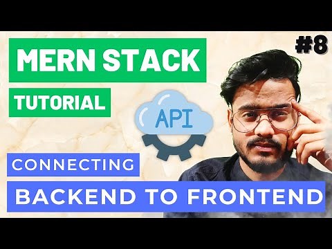Connecting Backend and Frontend in MERN Stack + Fixing CORS Error - MERN Stack Project Tutorial #8