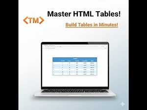 What Is an HTML Table? | Learn HTML Table Tags with Examples for Beginners