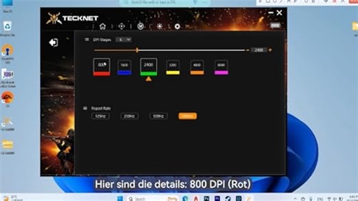 TECKNET Kabellose Gaming-Maus, RGB 2.4G/USB-C Kabelgebundene Gaming-Maus, 8000 DPI Wiederaufladbar, PC Gaming Mouse mit Programmierbaren Tasten, 72g Ultraleicht Maus für Windows XP/11/10/8/7 usw