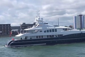 A 154-foot superyacht has arrived in Portsmouth - and here's how much it costs to hire