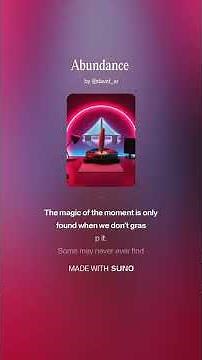 Abundance. But who’s keeping score?