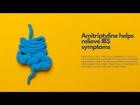 Amitriptyline helps relieve IBS symptoms