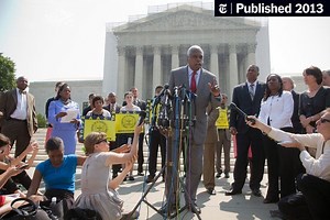Supreme Court Invalidates Key Part of Voting Rights Act (Published 2013)