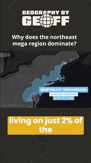 Why The Northeast Megaregion Continues To Dominate The United States; Part 1