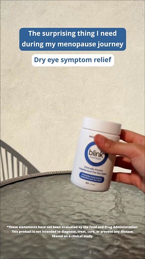 Changes in your body can affect the eyes too. Blink™ NutriTears® hydrates eyes from within for long lasting relief you can feel.*§ | Blink NutriTears | Facebook