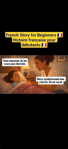 Easy French 🇫🇷 | Bedtime Story for Beginners (Mother & Child) #learnfrench