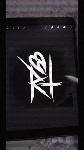 New logo #logo #illustration #metal #ghostemane #logodesign #graphicdesign #procreate #art #fyp