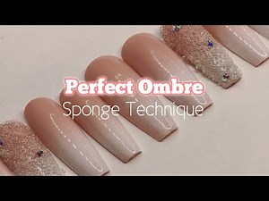 PERFECT OMBRE WITH GEL POLISH | SPONGE METHOD NO BUMPS | WATCH ME MAKE PRESS ON NAILS |JAZZIE NAILZ