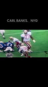 New York Giants Carl Banks was impossible to run against....the best strong side linebacker for a decade. a great decade #BaldysBreakdowns | Brian Baldinger