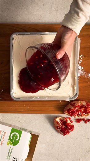 Sobeys | From box to brilliance this holiday season! Simple cake mix + pomegranate compote = a festive dessert everyone will love. 🎄💫🍰... | Instagram