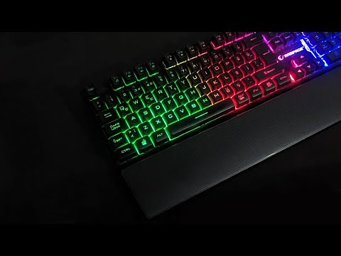 THIS KEYBOARD AMAZING! Wrist Supported Legendary Keyboard! Rampage KB-RX77 RUNNER Review
