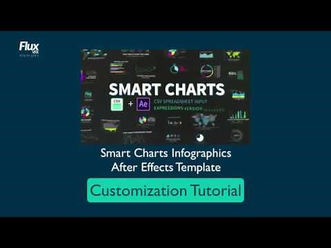 How to Customize the Smart Charts CSV Infographics After Effects Template