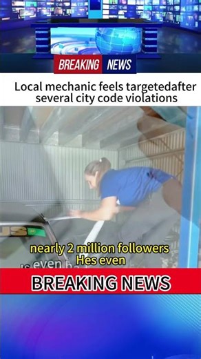 Local mechanic feels targetedafterseveral city code violations #news #fouryou