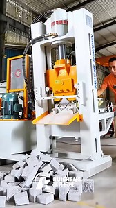 Cube stone splitting machine automatic processing Horseshoe Stone RSL-24S #stonemachine | Ruisheng stone machinery