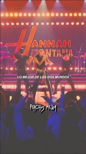 Hannah Montana - The Best Of Both Worlds (Sub. Español + Lyrics) Live #music #short #shorts