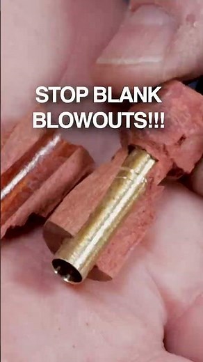 The Tube Blowout Problem Solved #woodturning #penturning #technique