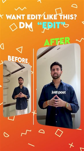 🔥 BEFORE vs AFTER — Professional LinkedIn Video Editing! #beforeafter