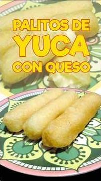 Yucca sticks with mozzarella cheese - Yucca croquettes stuffed with cheese - Yucca tequeños