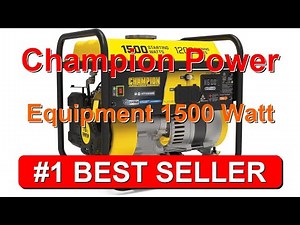 Champion Power Equipment 1500 Watt Portable Generator with CO Shield - B0CPT83FCW