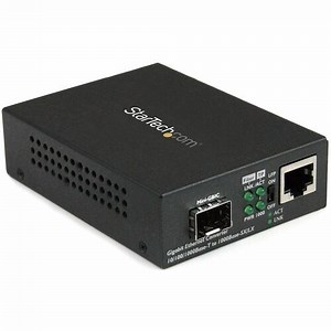 StarTech.com Gigabit Ethernet Fiber Media Converter with Open SFP Slot - Supports 10/100/1000 Networks | Dell USA