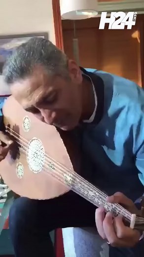 Moulay Hafid Elalamy mélomane à ses heures 🎵. #moulayhafidelalamy #oud #music #maroc | H24Info
